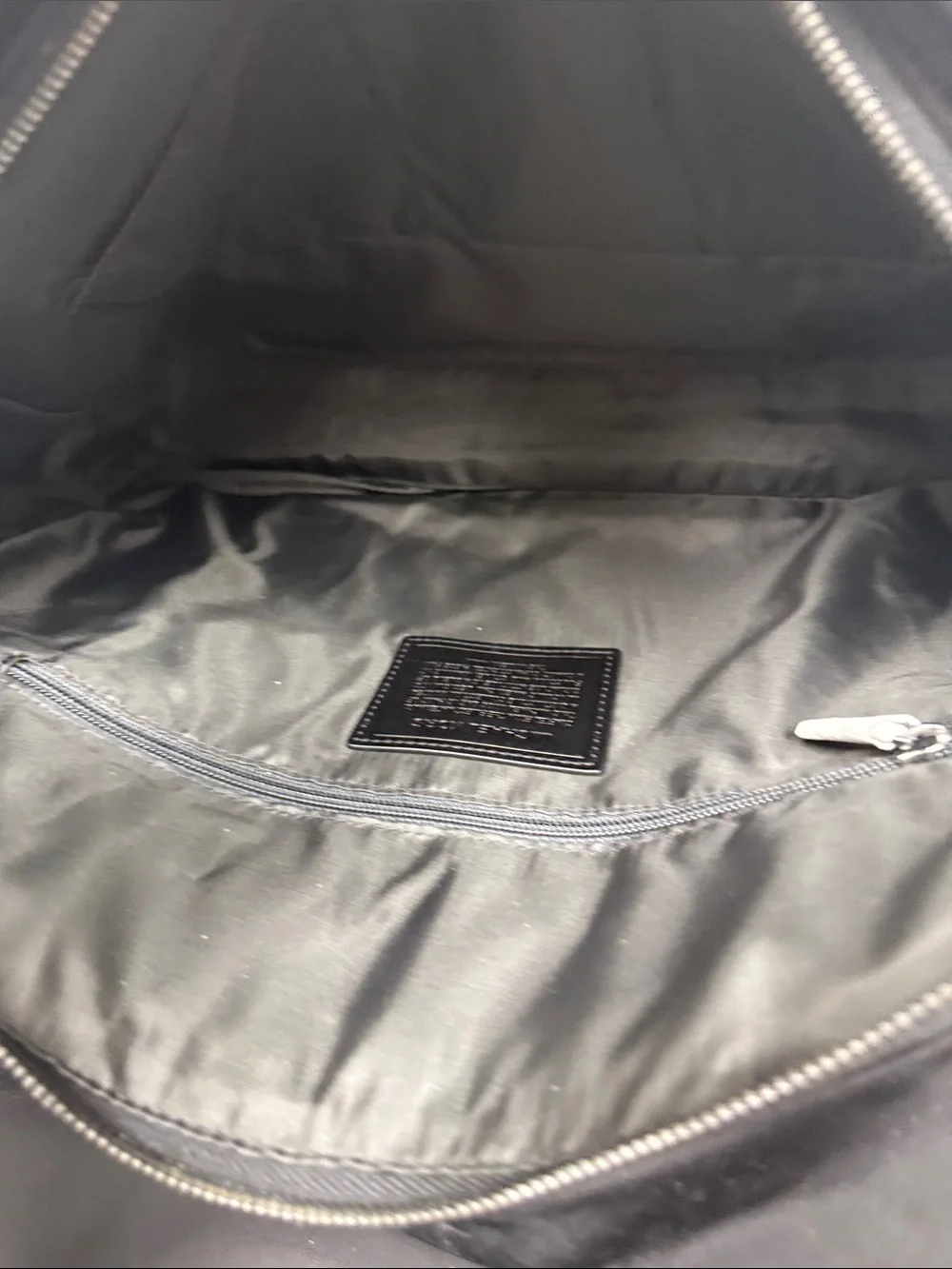 Michael Kors Black Nylon Men's Messenger Bag with Front Zip